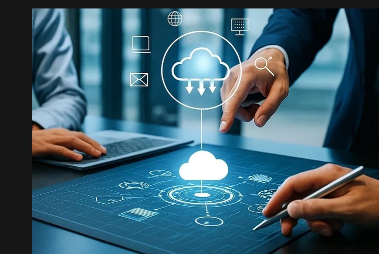 Cloud architecture planning visual